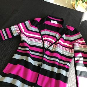 Calvin Klein Multi Color Knit Blazer